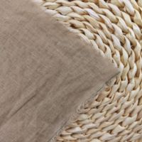 Tissu tissé teint de haute qualité 55% lin 45% coton 95GSM 30x30 53/54" Léger et frais pour robe chemise d'été pour filles, idéal pour les vacances