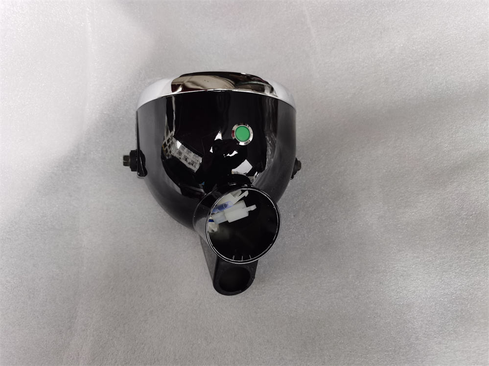 Faro delantero negro (sin tablero, sin cerradura)