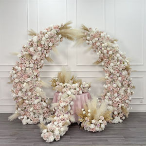 Wholesale Artificial <b>Silk</b> Wedding Arch Flowers 6-7ft Eco-Friendly Durable Adjustable Backdrop Decoration - Product Image 1