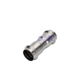 Ferrule Verbinding Water Joint Propress Rechte Adapter DN15/20/25/32/40/50 Druk Union Rvs 304 Pijp Montage