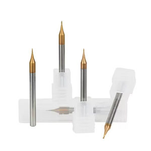 Dao phay đầu bi nhỏ bằng cacbua vonfram Shank Micro, 0.3-0.9mm, 2 cạnh, dùng cho máy <span class=keywords><strong>CNC</strong></span>, HRC55 - Product Image 4