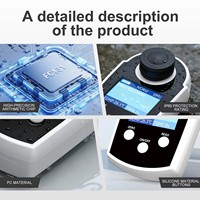 Testeur numérique de chlore dans l'eau, analyseur portable de chlore résiduel, compteur portatif pour l'inspection de l'eau potable