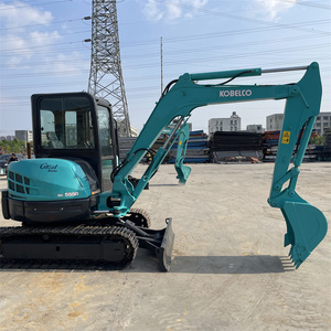 รถขุดขนาดเล็ก KOBELCO SK55 5 ตัน ใช้งานน้อย ขาย SK75SR SK50SRX SK60 ประหยัดน้ำมัน ราคาขายส่ง อุปกรณ์งานดิน - Product Image 4