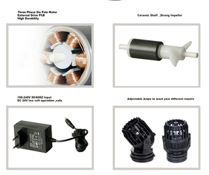 Pompe à Vagues Hsbao Factory Smart 1058gph -3400gph DC 24V pour Aquarium, Créateur de Vagues pour Récif Marin, Circulation de l'Eau, Mouvement de l'Eau - Product Image 5