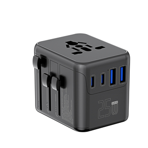 Phổ travel <span class=keywords><strong>adapter</strong></span> với USB và Type-C Thế Giới Travel <span class=keywords><strong>Adapter</strong></span> tự động cầu chì Du Lịch Châu Âu cắm 25W <span class=keywords><strong>Adapter</strong></span> phổ - Product Image 2