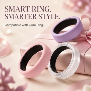 เคสซิลิโคน Oura Ring 5/4 Galaxy Ring RingConn Ultrahuman สีเขียวฟอเรสต์/น้ำเงินกรมท่า สำหรับปกป้องสมาร์ทริง เหมาะสำหรับการผจญภัย เดินป่า กิจกรรมกลางแจ้ง - Product Image 1