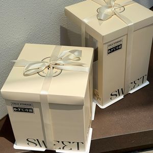 Premium Custom Sizes Cardboard Birthday Cake <strong>Boxes</strong> <strong>with</strong> <strong>Window</strong> 1000+ Monthly Orders <strong>Paper</strong> <strong>Boxes</strong> - Product Image 5