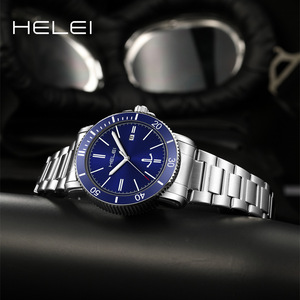 Helei 9002, reloj <span class=keywords><strong>Original</strong></span> para hombre, resistente al agua, cuarzo japonés, resistente a la noche, luminoso, estilo de negocios, relojes de acero inoxidable - Product Image 3