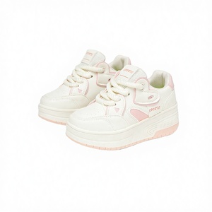 High Quality Four-Wheel Rampage Patent Leather Sports <b>Shoes</b> for Boys Girls with Rubber Sole Explosive Sneakers <b>Roller</b> <b>Skating</b> - Product Image 3