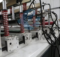 Machine de fabrication automatique de sac de colonne d'air de rouleau d'emballage gonflable de film de coussin d'opération facile