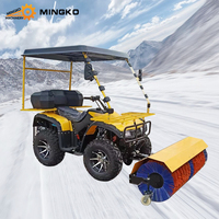 Balayeuse à neige pour voiture, balayeuse rotative, 25 CV, essence, balayeuse à neige