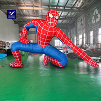 Modèle de Spider-Man gonflable géant pour la publicité, promotionnel, commercial, extérieur, modèle de dessin animé gonflable Spider-Man pour la publicité