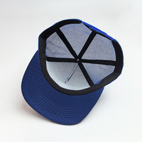 En stock – Casquettes Snapback 5 panneaux unies, personnalisables, ajustables, respirantes, unisexe, style Hip Hop, type Trucker – Vente en gros