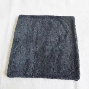 Serviette de séchage rapide en microfibre à double torsion, grande taille, sans bords, pour l'entretien et le nettoyage des voitures - Product Image 2