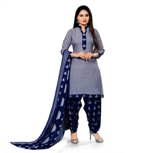 Tenue décontractée de créateur traditionnel indien Robe rose colorée avec fond ethnique Dupatta - Product Image 1