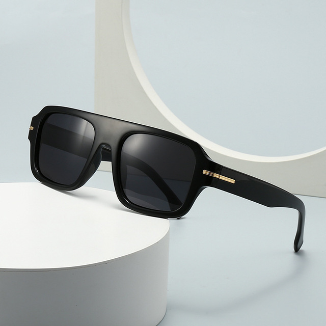 Wholesale Modern Retro Square Sunglasses INS Style Street Style Big Brand Polarized Sunglasses 2419
