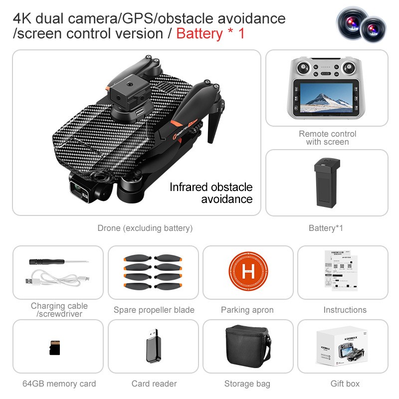 Black Infrared Obstacle Avoidance Single Power Version