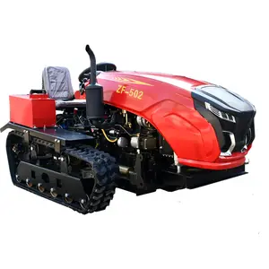 Tractor multifuncional para granja grande 50HP/60HP, cultivador de Tractor sobre orugas para el hogar