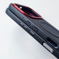 Casing Belakang Kulit Bermotif Nylon Matte Magnetik Bisnis untuk Infinix Note 60 Pro / Note 60, Mendukung Pengisian Daya Nirkabel