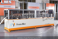 Máquina perfiladora de canales C galvanizados para estructuras de acero prefabricadas FrameMac con componentes principales: motor, engranaje y PLC