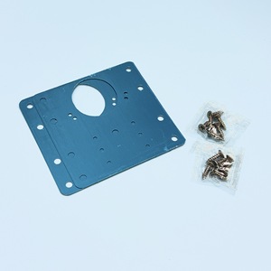 Plaque de réparation de charnière en acier inoxydable Li Hai Hardware 90x90mm avec vis pour fixation de porte d'armoire - Product Image 2