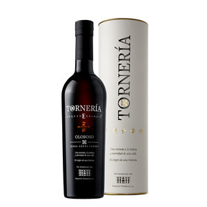 Sherry OLOROSO TORNERIA fabriqué en Espagne, 500 ml, apéritif, 100 % Palomino Fino, vieilli 50 ans en fût de chêne, vin de Sherry espagnol - Product Image 1