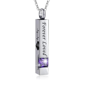 Kalung guci batu kelahiran 12 warna liontin untuk Kalung guci abu kremasi - Product Image 6