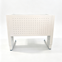 Table de formation robuste pour bureau, salle de conférence, école, salle de classe, atelier, bureau d'étude, pieds en métal, plateau en MFC, fixe, durable