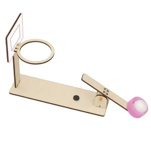 Fatti a mano 3D fai da te puzzle educativi di scienza del legno invenzioni scienza scienza giocattoli di ingegneria per bambini set di imballaggio - Product Image 4