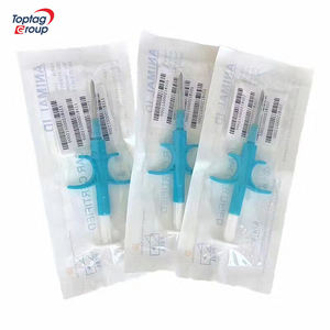 RFID hewan ID hewan peliharaan <span class=keywords><strong>Microchip</strong></span> Syringe 134.2KHz BioGlass Tag NFC komunikasi Chip EM4305 tahan air ISO - Product Image 4