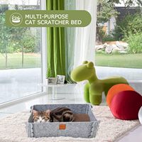 Vente en gros en usine de cages en feutre confortables, douces et placides pour le bricolage lit simple pour nids et chats d'intérieur pour la décoration intérieure