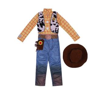 Nuevo <span class=keywords><strong>disfraz</strong></span> <span class=keywords><strong>de</strong></span> vaca niño Cosplay <span class=keywords><strong>Woody</strong></span> Cosplay traje Halloween negro vaca niño Cos disfraces - Product Image 4