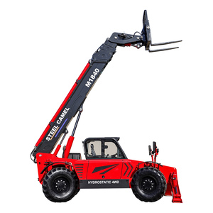 Mini Cargadora Telescópica Agrícola con Certificación CE EPA EU5, Montacargas de 12 Toneladas con Horquillas para Paletas, Motor Perkins, PLC - Product Image 6