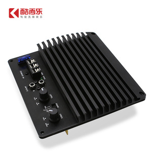 Placa amplificadora de subwoofer para coche Kuole de 120W mono, 12V activa, integrada, de aleación de aluminio metálica de alta potencia - Product Image 1