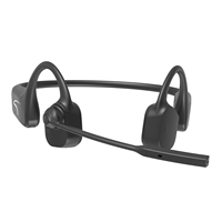 Casque à conduction osseuse avec microphone Casque Bluetooth sans fil Open-Ear pour l'apprentissage de l'enseignement en ligne de conférence