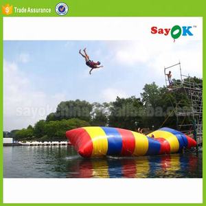 Oreiller d'eau gonflable d'extérieur, sac de saut d'eau gonflable, catapulte d'eau gonflable, <span class=keywords><strong>blob</strong></span> à louer - Product Image 5