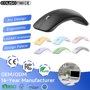 <span class=keywords><strong>Mouse</strong></span> Wireless Silenzioso Ergonomico ad Arco, <span class=keywords><strong>Mouse</strong></span> <span class=keywords><strong>Portatile</strong></span> Senza Fili Ultra Sottile per <span class=keywords><strong>PC</strong></span> e Laptop - Product Image 1