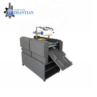 ZTFM 390G Machine à plastifier électrique système de chauffage au mazout 13.5 m/min vitesse 125 ° C Temp 0.6MPa pour boîtier de produits chimiques en bois
