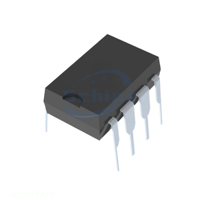 Electronics Component Chip Manufacturer Channel 8 DIP (0.300", 7.62mm) IC OPAMP GP 1 CIRCUIT 8DIP AD817AN - Product Image 1