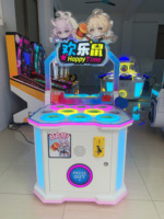 Machine d'arcade de jeu de marteau pour deux joueurs, à monnayeur, avec éclairage LED, interactive, pour parcs d'attractions, centres commerciaux et zones de jeux d'arcade