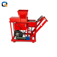 Machine hydraulique de fabrication de briques d'argile, machine à fabriquer des blocs de terre emboîtables, mouleuse de briques de terre 2.2KW
