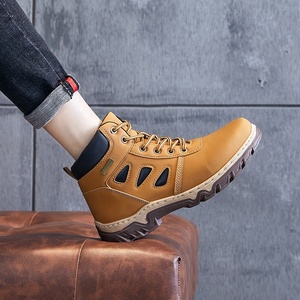 Nuovi Stivali da Escursionismo Impermeabili da Donna Scarpe Outdoor Stivaletti in Pelle Nera e Marrone con Lacci - Product Image 4