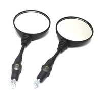 Modification de moto Rétroviseur universel Rétroviseur pliant circulaire Rétroviseurs de recul