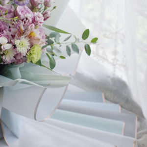 20 शीट/बैग 58*58 सेमी नई डिजाइन वाटरप्रूफ फ्लोरिस्ट पेपर - Product Image 2