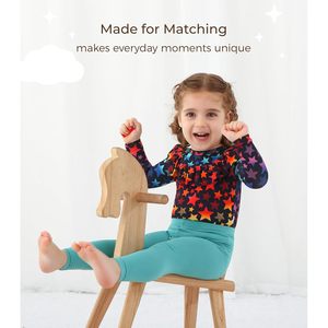 Conjunto de Body y Pantalón para Bebé al por Mayor, Manga Larga, Estampado de Estrellas, Unisex, Ropa de Punto Suave, Estilo Casual - Product Image 3