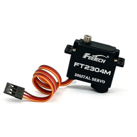 Feetech FT2304M 微型数字伺服金属齿轮 6V 3.0kg 0.08秒快速响应，适用于遥控固定翼机器人教育DIY