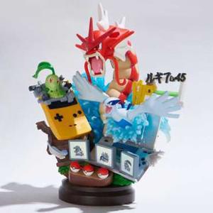 Pokemoned Anime figura juego consola Ho-Oh Gyarados <span class=keywords><strong>Celebi</strong></span>-s muñeca modelo figuras de juguete recoger adornos regalos - Product Image 6