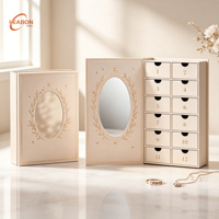 Calendrier de l'Avent de Luxe Personnalisé à 12 Tiroirs, Boîte Rigide en Carton avec Gaufrage et Revêtement UV, pour Bijoux, Cosmétiques, et Cadeaux Surprise de Fêtes