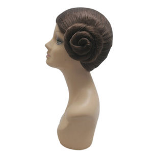 Perruques synthétiques de princesse Leia — noble, perruques pour Costume d'<span class=keywords><strong>halloween</strong></span>, Cosplay, fête, bon marché, vente en gros - Product Image 2