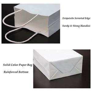 <b>Gift</b> Bag with Handles Party <b>Small</b> Kraft Paper Goodie Bags for Birthday Baby Shower Gender Reveal Wedding Handle Paper Bag - Product Image 4